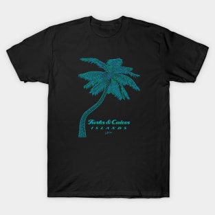 Turks & Caicos Islands Palm Tree T-Shirt